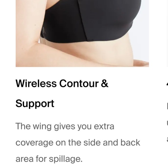 Knix NWOT Wing Woman Contour Bra Black Size 2 (36A) - Picture 10 of 12